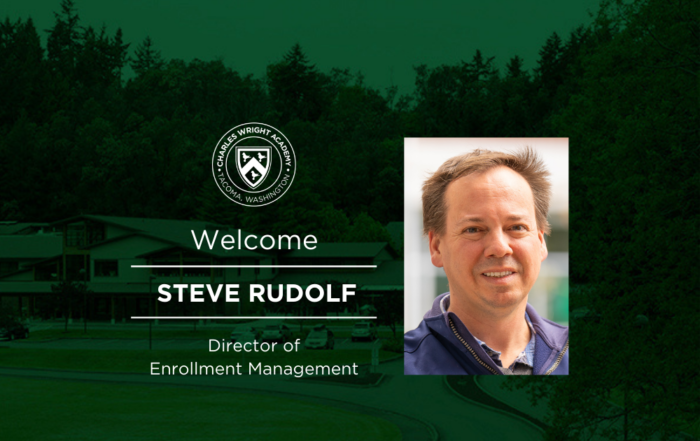 Welcome Steve Rudolf Director of Enrollment Management