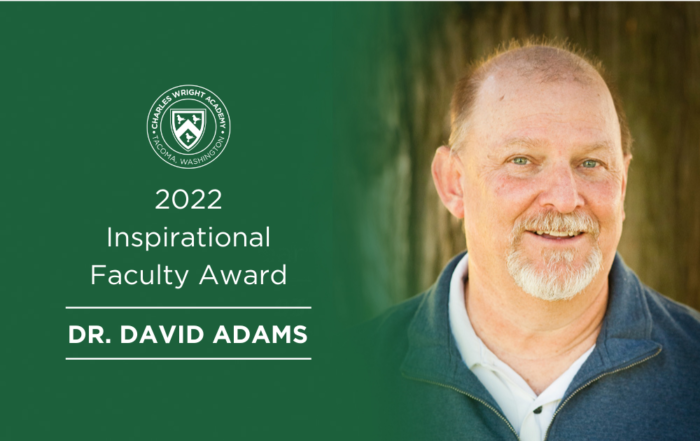 David Adams Inspirational Faculty Award Winner