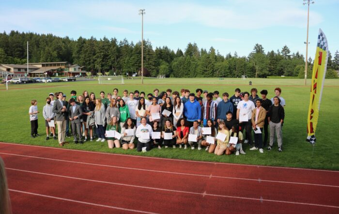 Students on Track Field